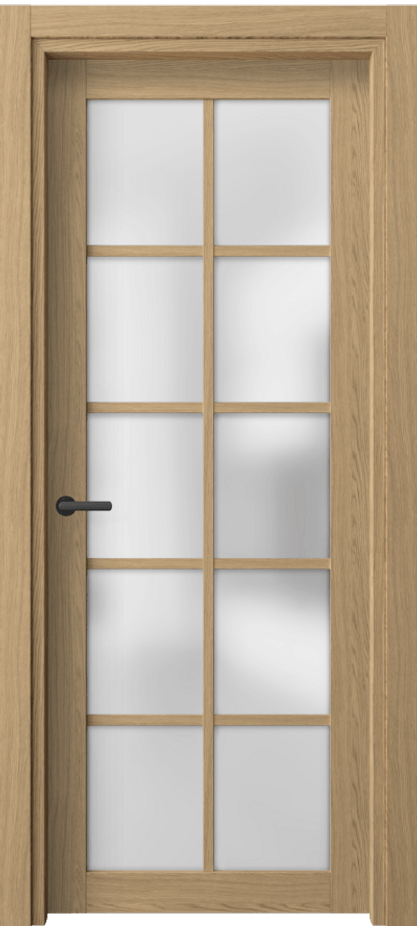 Межкомнатная дверь Нео 2106 Жемчужный дуб Сатинированное стекло Цена 32099 ₽ | Volhovec