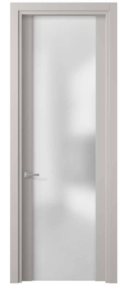 Дверь межкомнатная Планум 4114 Матовый облачно-серый Сатинированное стекло Гладкий наличник МОС Цена 48449 ₽ Наличники уже входят в базовый комплект. Фабрика дверей Волховец 8 (800) 551 43 19 Межкомнатная дверь Планум 4114 Матовый облачно-серый Сатинированное стекло Цена 48449 ₽ | Volhovec