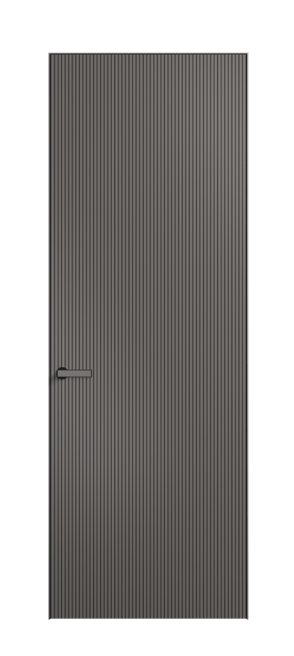 Межкомнатная дверь Вельвет 8201 Матовый классический серый. Цена 55219  | Volhovec