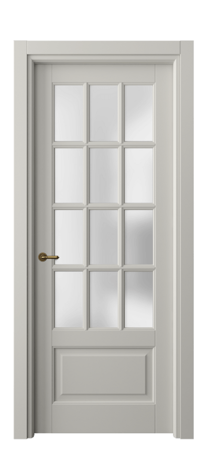 Межкомнатная дверь Toscana Grigliato 6313 Бук тёплый серый Сатинированное стекло Цена 166270 сом | Volhovec