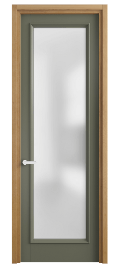 Межкомнатная дверь Charm 6702 Бук оливковый тёмный Сатинированное стекло Цена 20381060 so'm | Volhovec