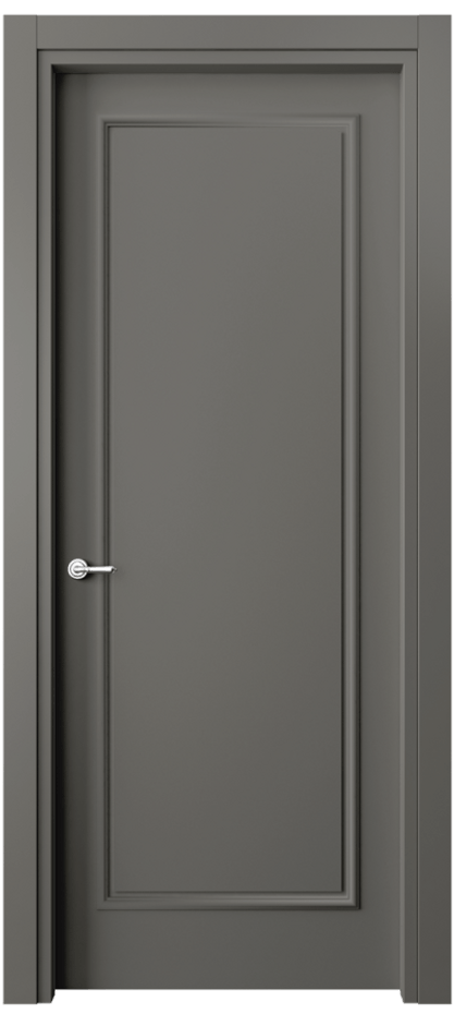Дверь межкомнатная Париж 8101 Матовый классический серый Гладкий наличник МКЛС Цена 52424 ₽ Наличники уже входят в базовый комплект. Фабрика дверей Волховец 8 (800) 551 43 19 Межкомнатная дверь Париж 8101 Матовый классический серый Цена 52424 ₽| Volhovec