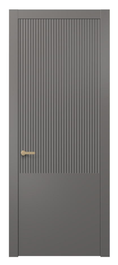 Межкомнатная дверь Альба 8646 Матовый классический серый  Цена 40199 ₽ | Volhovec