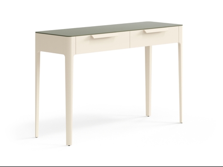 Мебель Консоль Piega 2 ящика. Цвет Матовый светло-бежевый. Материал Гладкая эмаль. Коллекция Консоль Piega 2 ящика. Фото. Мебель Консоль Piega 2 ящика. Цвет Матовый светло-бежевый. Материал Гладкая эмаль. Коллекция Консоль Piega 2 ящика. Картинка.