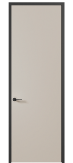Дверь межкомнатная 0010 АКП МСБЖ. Цвет Матовый светло-бежевый. Материал Гладкая эмаль. Коллекция Планум Про. Картинка.