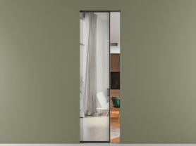 Алюминевая перегородка АЛПР 040.01 ЧРН Двустороннее зеркало. Цвет Алюминий Черный. Материал Алюминий. Коллекция Перегородка Formato скрытый пенал 1 створка. Фото. Алюминевая перегородка АЛПР 040.01 ЧРН Двустороннее зеркало. Цвет Алюминий Черный. Материал Алюминий. Коллекция Перегородка Formato скрытый пенал 1 створка. Картинка.