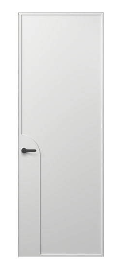 Дверь межкомнатная АКП 8605 ГРН. Цвет Грунт под покраску. Материал Грунт под покраску. Коллекция Фрэйм. Картинка.