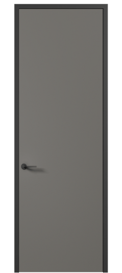 Дверь межкомнатная 0010 АКП МКЛС. Цвет Матовый классический серый. Материал Гладкая эмаль. Коллекция Планум Про. Картинка.