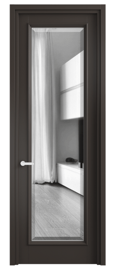 Межкомнатная дверь 6702 МАН ЗЕР ФАЦ. Цвет Матовый антрацит. Материал Гладкая эмаль. Коллекция Шарм. Фото. Дверь межкомнатная 6702 МАН ЗЕР ФАЦ. Цвет Матовый антрацит. Материал Гладкая эмаль. Коллекция Шарм. Картинка.