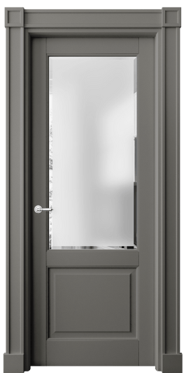 Межкомнатная дверь 6302 МКЛС САТ-Ф. Цвет Матовый классический серый. Материал Гладкая эмаль. Коллекция Тоскана Плано. Фото. Дверь межкомнатная 6302 МКЛС САТ-Ф. Цвет Матовый классический серый. Материал Гладкая эмаль. Коллекция Тоскана Плано. Картинка.
