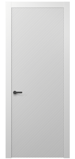 Дверь межкомнатная 8628 МБЛ . Цвет Матовый белоснежный. Материал Гладкая эмаль. Коллекция Dune. Картинка.