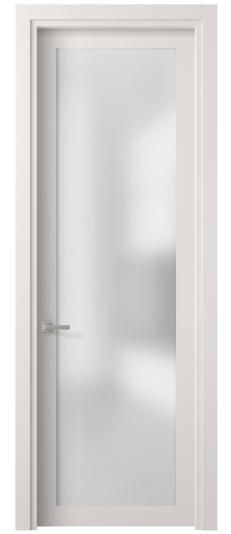 Дверь межкомнатная 2102 ПЭКС САТ. Цвет ПЭТ кремово-серый. Материал ПЭТ. Коллекция Планум. Картинка.