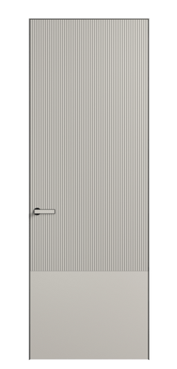 Дверь межкомнатная АКУ 8203 МОС Матовый облачно-серый. Цвет Матовый облачно-серый. Материал Гладкая эмаль. Коллекция Вельвет. Картинка.