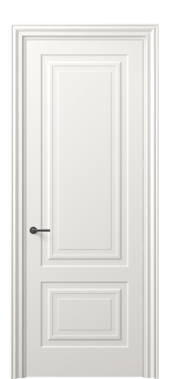 Дверь межкомнатная 8451 МПБЛ. Цвет Матовый пудровый белый. Материал Гладкая эмаль. Коллекция Mascot. Картинка.