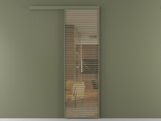 Перегородка Формато вдоль стены 1 створка