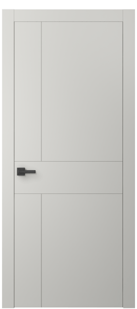 Дверь межкомнатная АКП 8056 МСР Матовый серый. Цвет Матовый серый. Материал Гладкая эмаль. Коллекция Линия. Картинка.